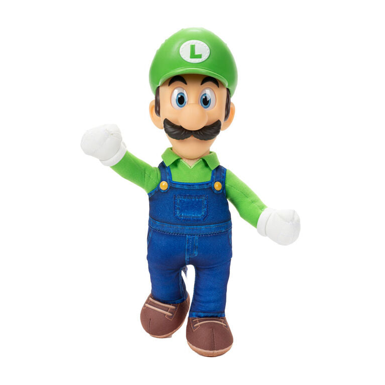 Buy Nintendo Super Mario Movie 15inch Posable Plush Luigi | Yallatoys.com
