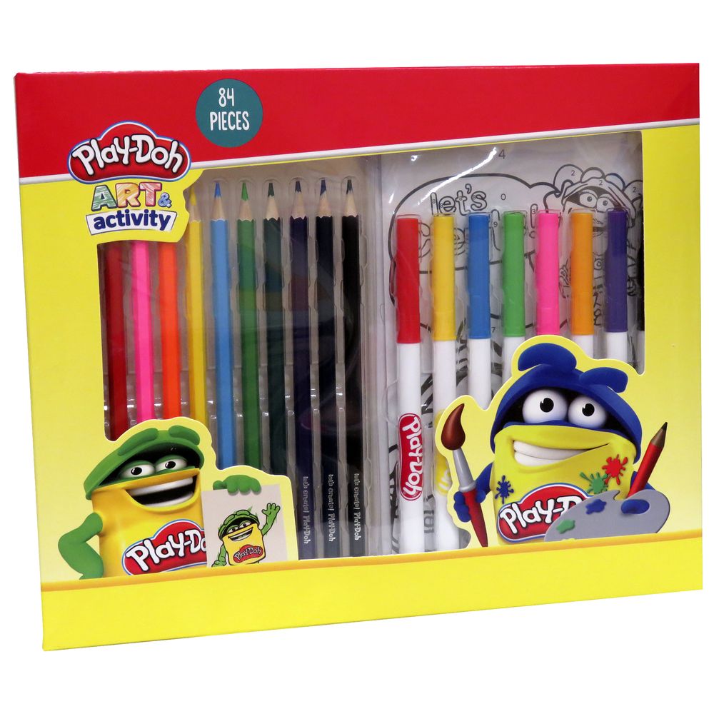 Buy Playdoh 84 Pieces Art Set In Box | Yallatoys.com