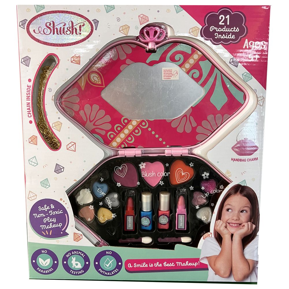 Buy Shush Lip Shape Makeup Handbag | Yallatoys.com