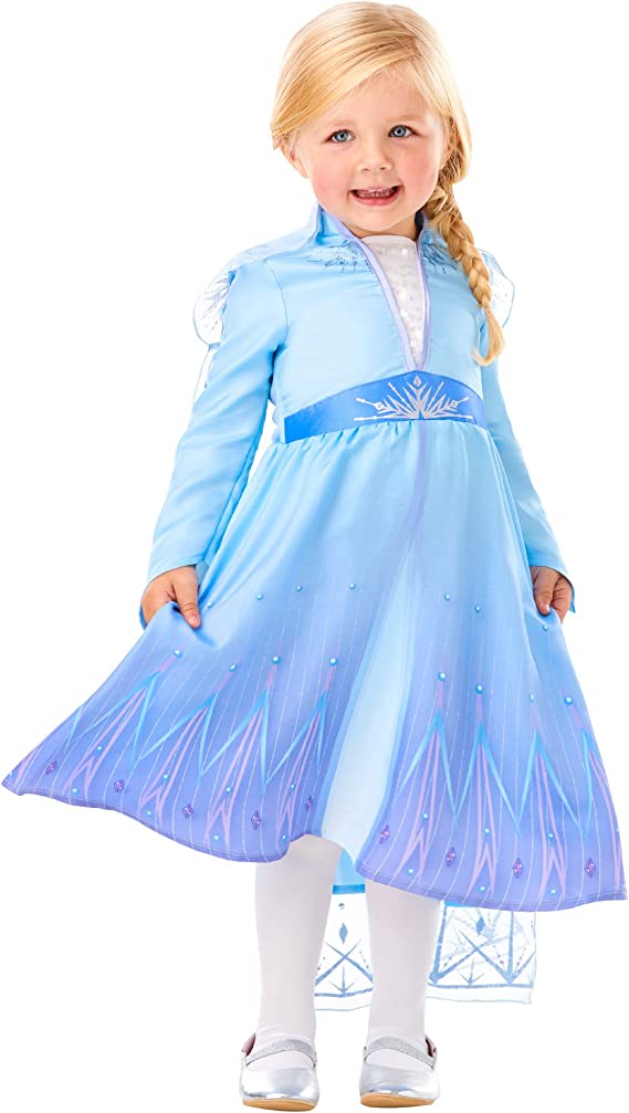 Buy Rubies Disney Frozen 2 Elsa Classic Travel Dress Costume Large | Yallatoys.com