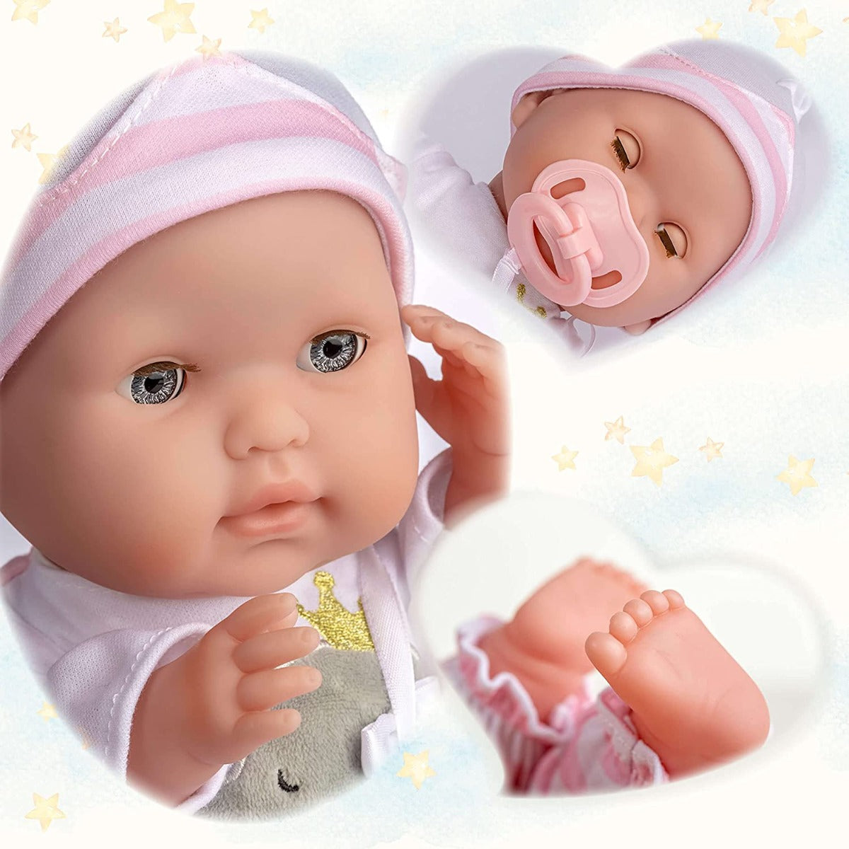 Buy Jc Toys 15inch Realistic Soft Body Baby Doll with Open Close Eyes | Yallatoys.com