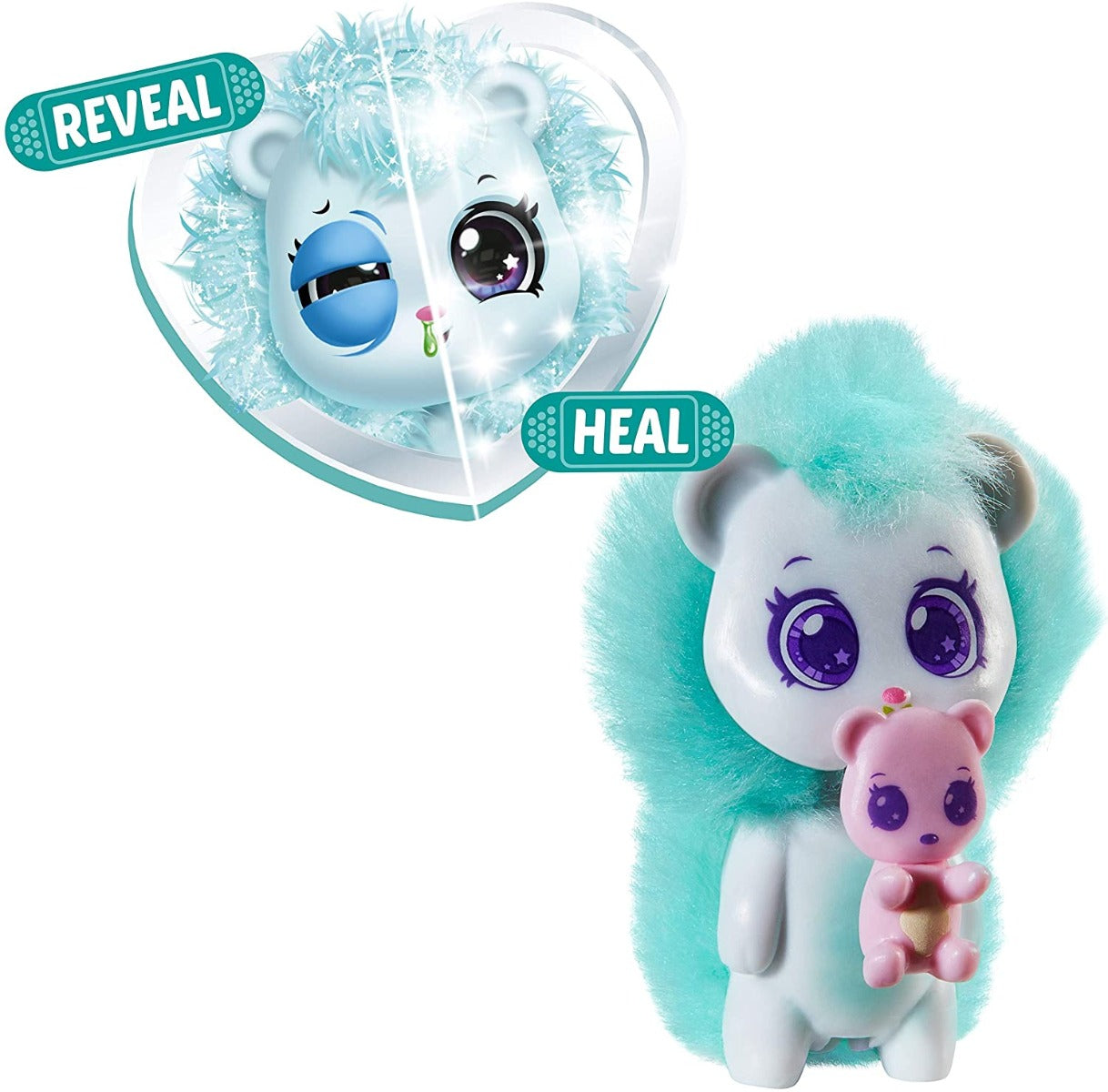 Buy Scruff A Luv Surprise Vet Rescue Bed Set with Polar Bear Family Mini Collectable | Yallatoys.com