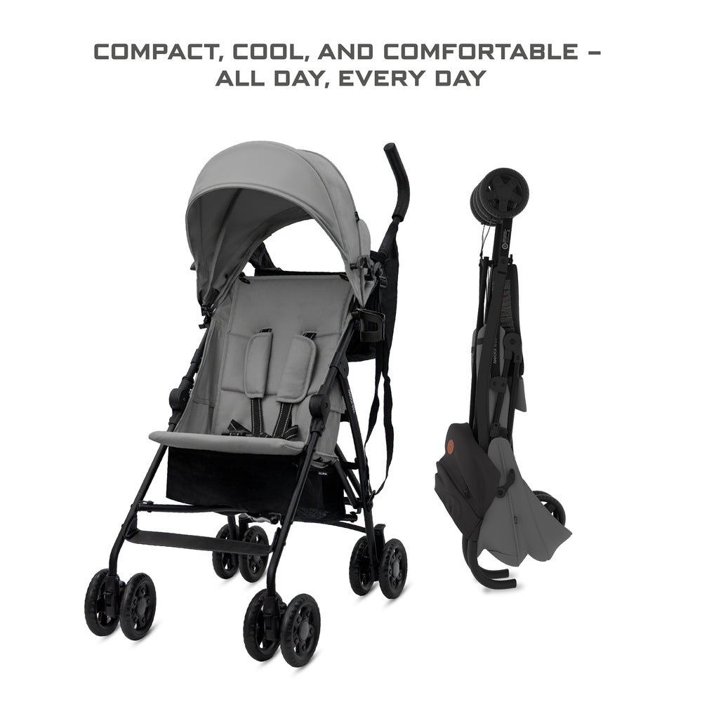 Neobreez CLIMA Lightweight Compact Umbrella Stroller Mid Grey Neobreez Yallatoys