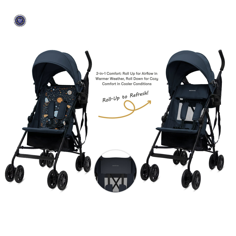 Neobreez CLIMA Lightweight Compact Umbrella Stroller Blue Neobreez Yallatoys