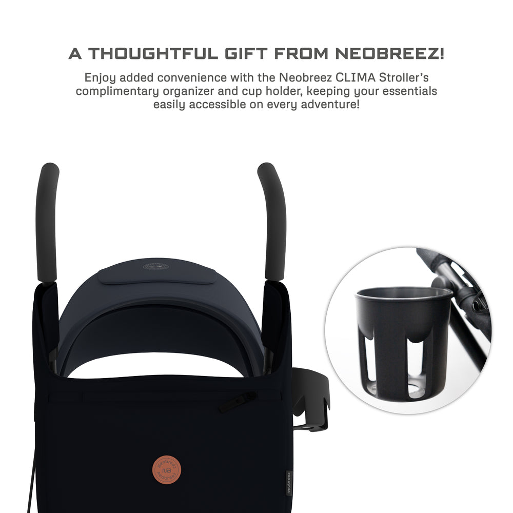 Neobreez CLIMA Lightweight Compact Umbrella Stroller Blue Neobreez Yallatoys