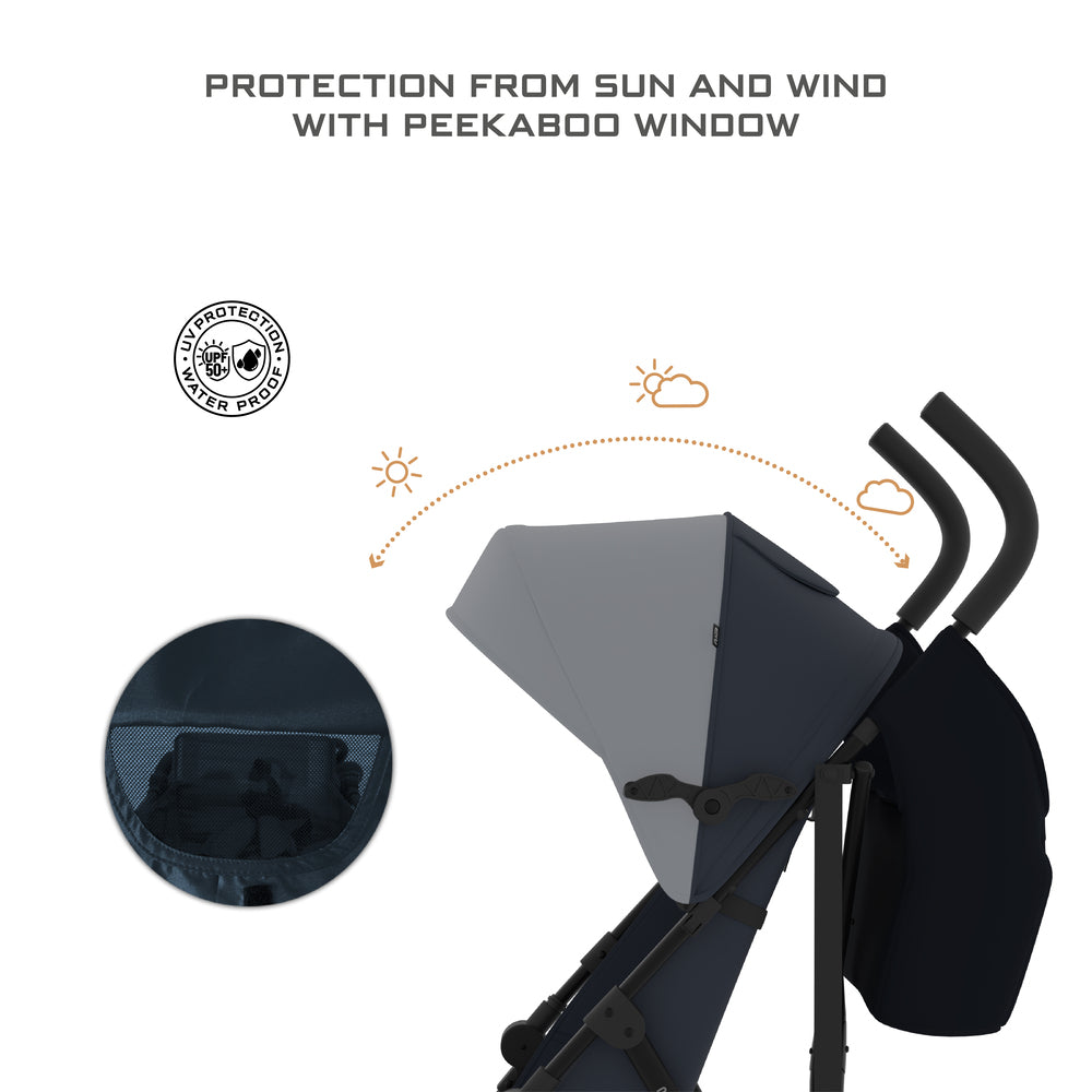 Neobreez CLIMA Lightweight Compact Umbrella Stroller Blue Neobreez Yallatoys