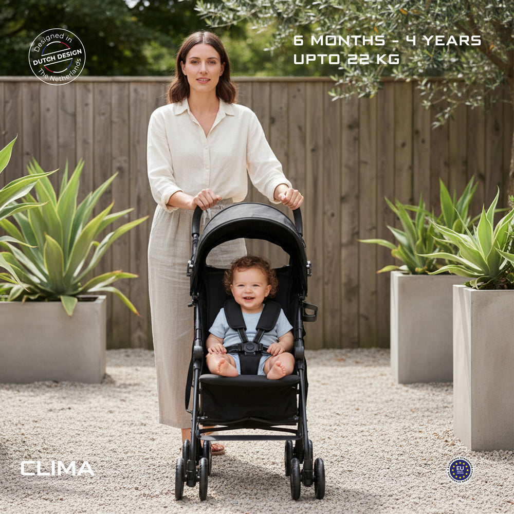 Neobreez CLIMA Lightweight Compact Umbrella Stroller Black
