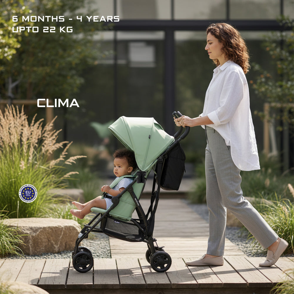 Neobreez CLIMA Lightweight Compact Umbrella Stroller Green Neobreez Yallatoys
