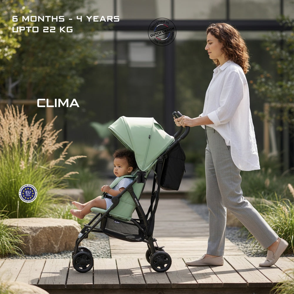 Neobreez CLIMA Lightweight Compact Umbrella Stroller Green