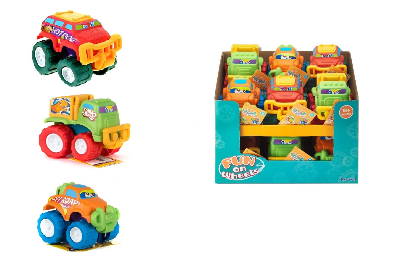 Buy Keenway Fun on Wheels Mini Monster Wheel (Sold Separately Subject to Availability) | Yallatoys.com