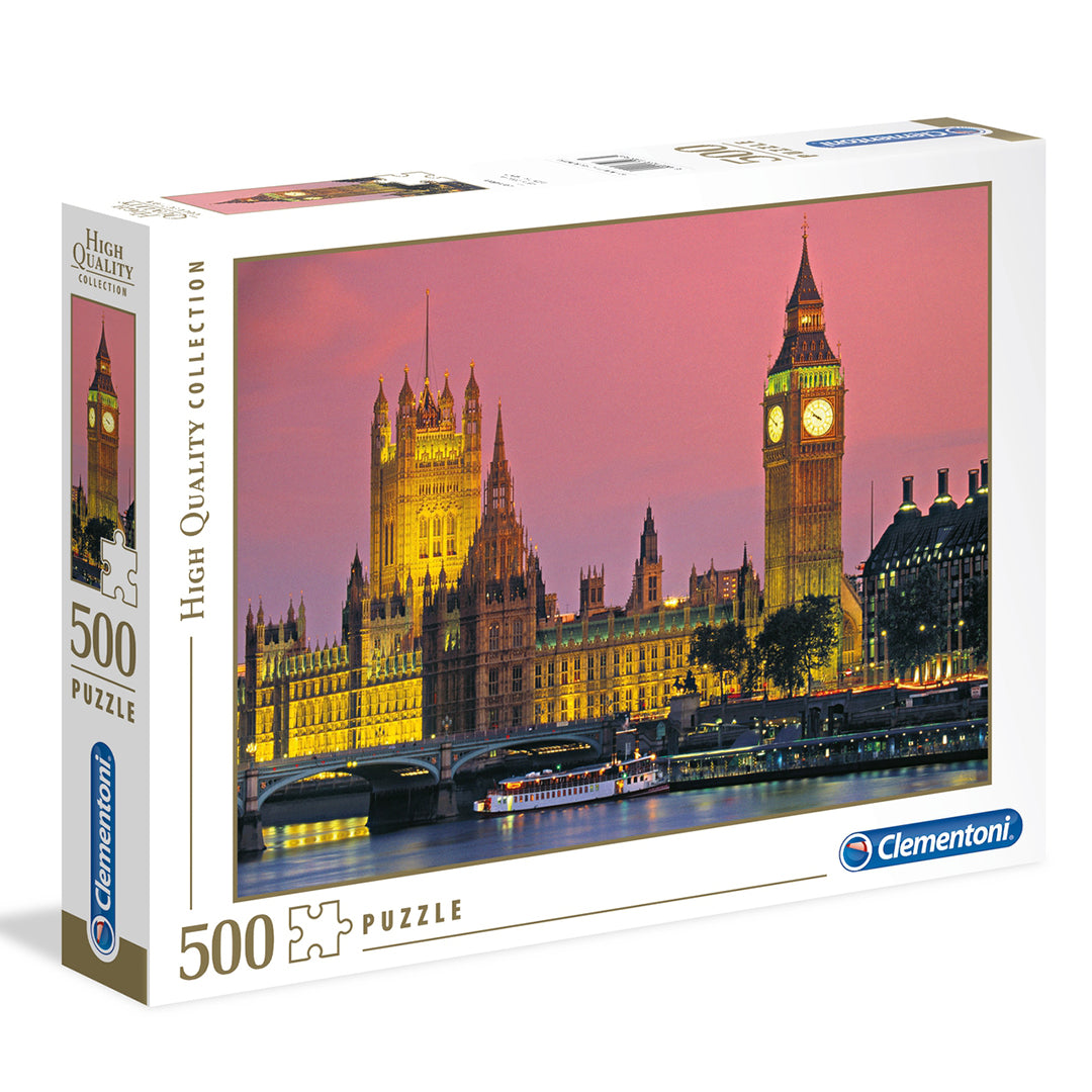 Buy Clementoni Adult Beauty Of London 500-Pieces Puzzle Multi Colour | Yallatoys.com