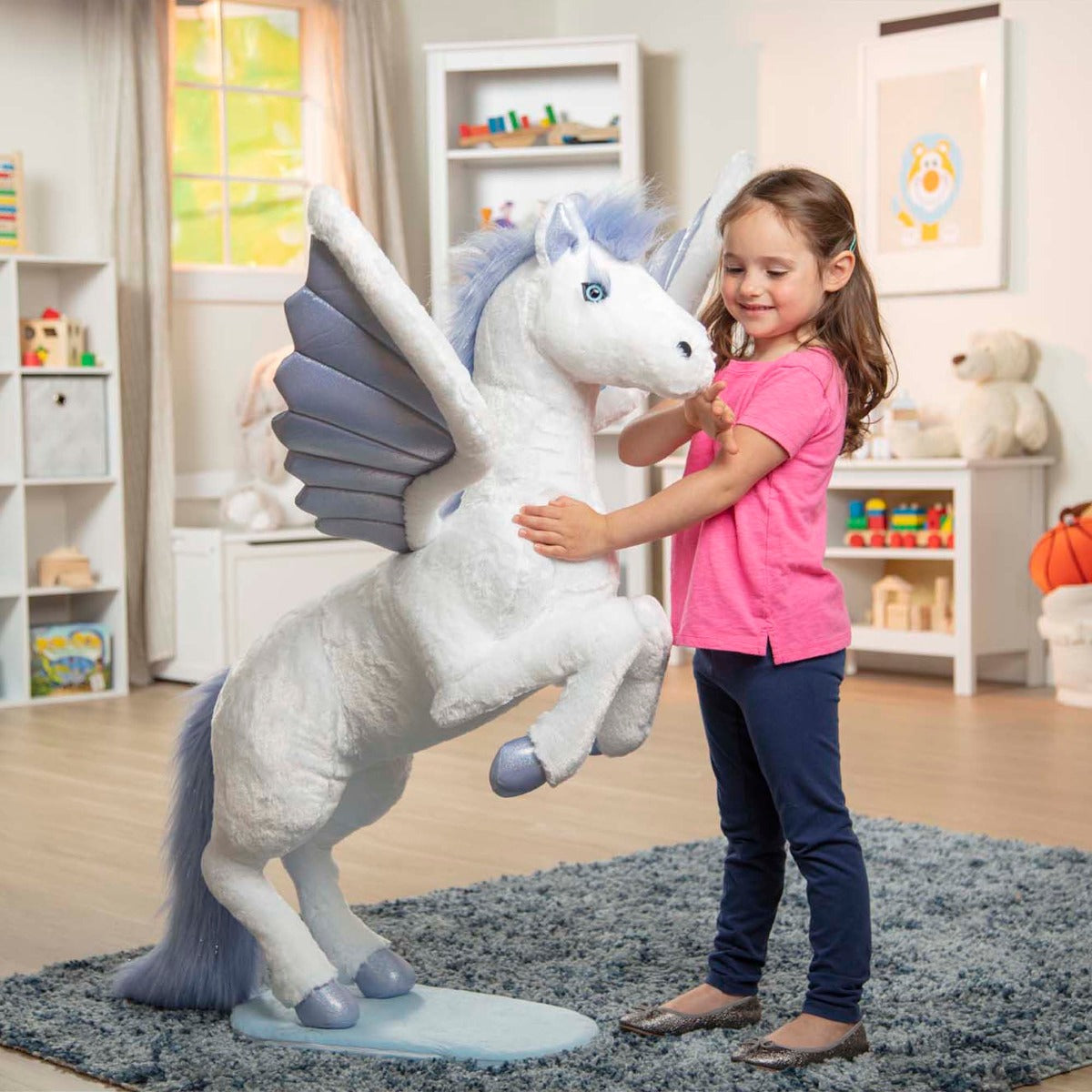 Buy Melissa & Doug Lifelike Plush Giant Pegasus Stuffed Animal | Yallatoys.com