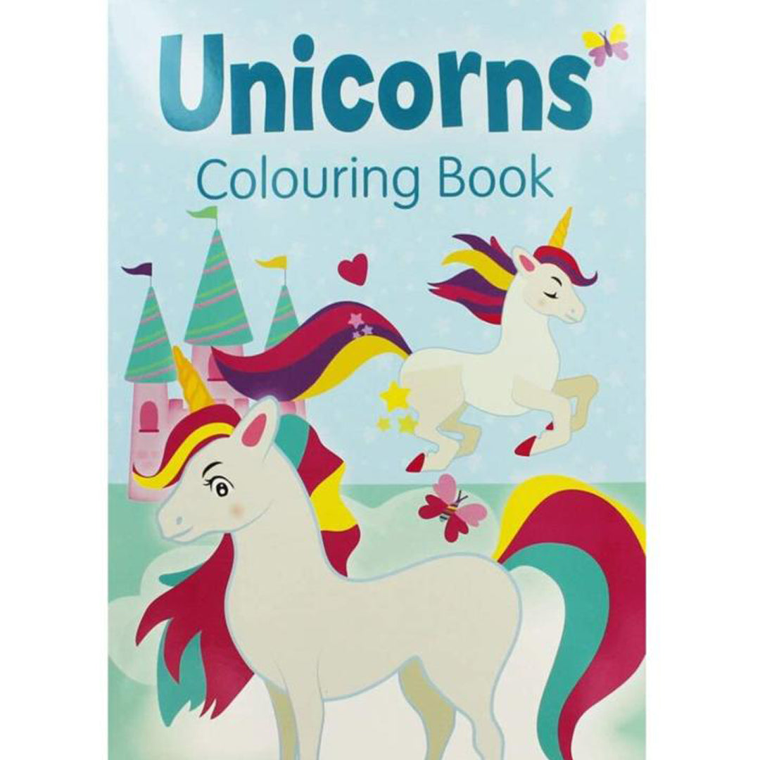Buy Alligator Books Unicorns Colouring Book Blue | Yallatoys.com
