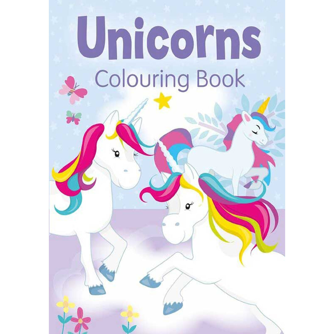 Buy Alligator Unicorns Colouring Book Purple | Yallatoys.com