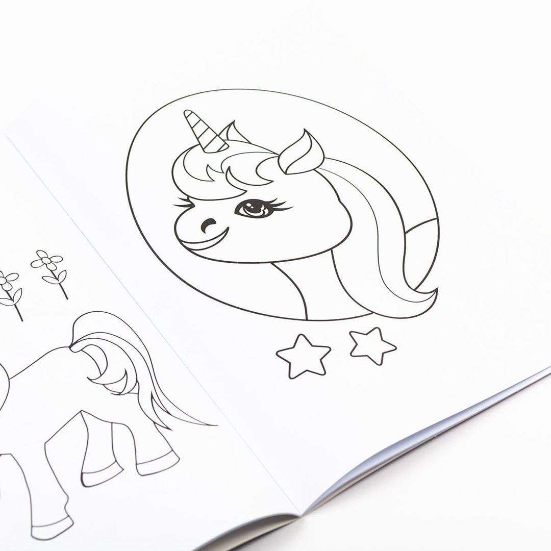 Buy Alligator Unicorns Colouring Book Purple | Yallatoys.com