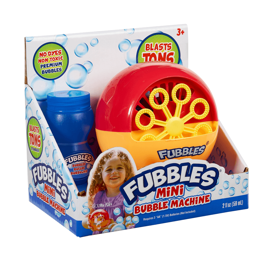 Buy Fubbles Mini Bubble Machine 59ml (Sold Separately Subject to Availability) | Yallatoys.com