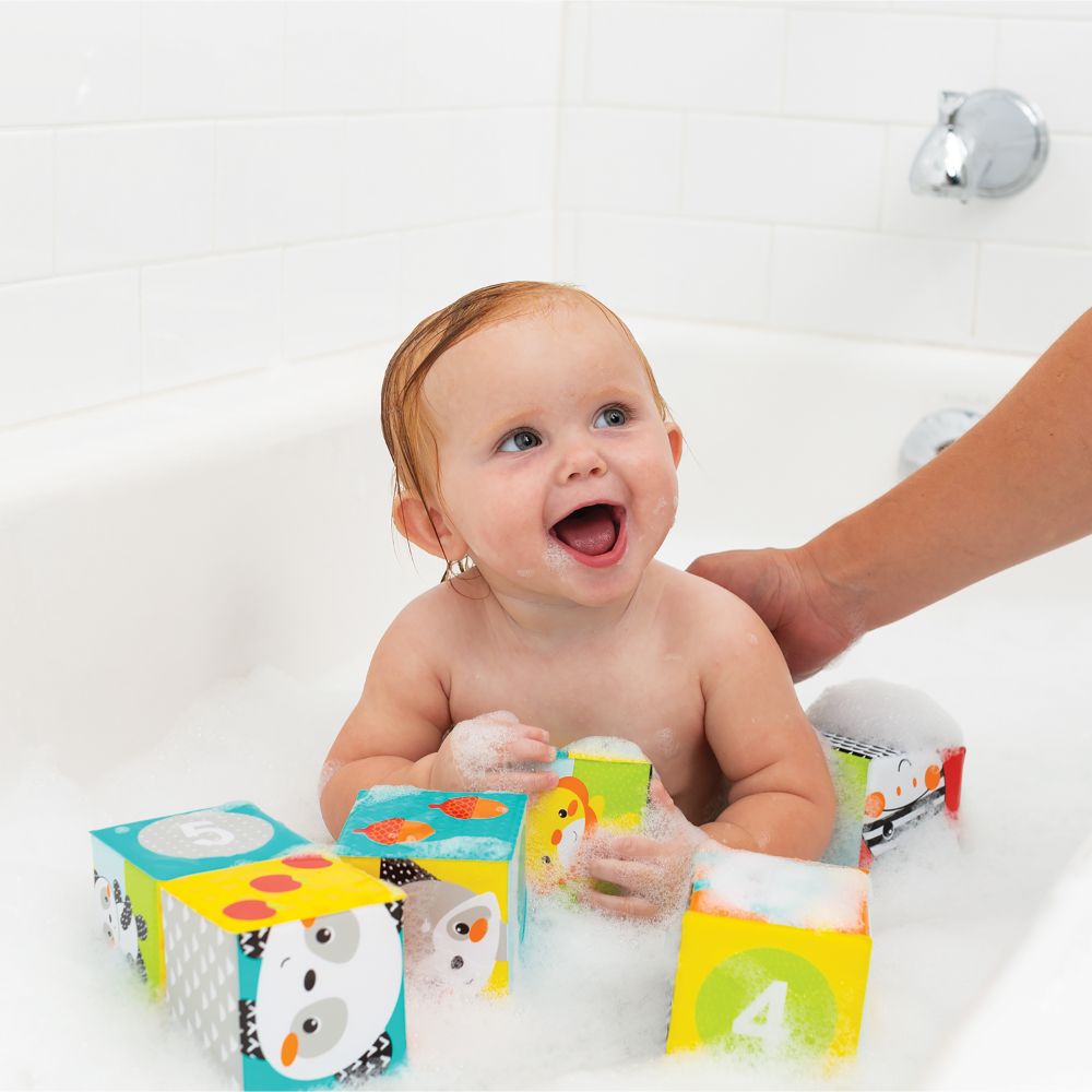 Infantino Colors & Numbers Bath Blocks Infantino Yallatoys