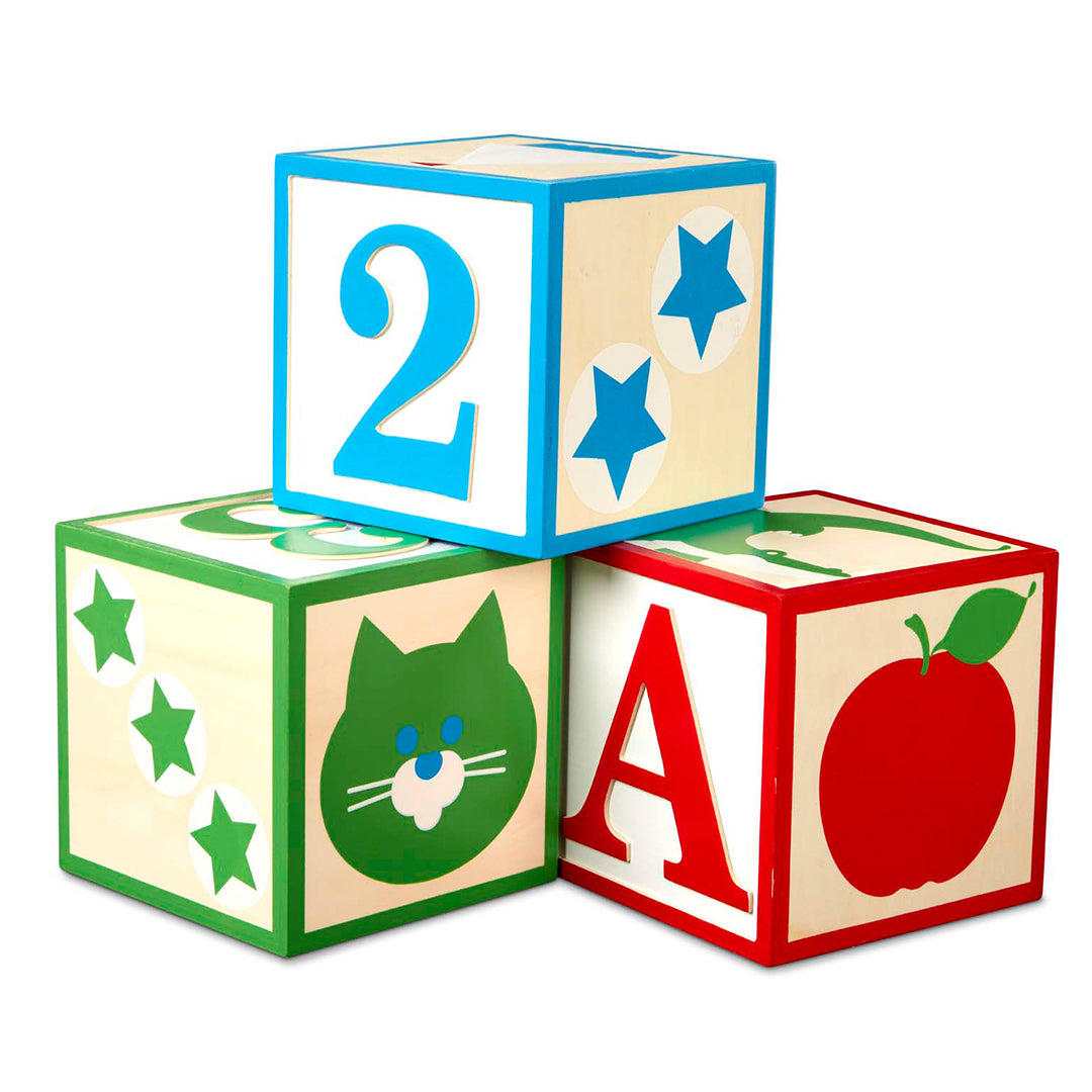 Buy Melissa & Doug Jumbo Abc-123 Blocks Classic | Yallatoys.com