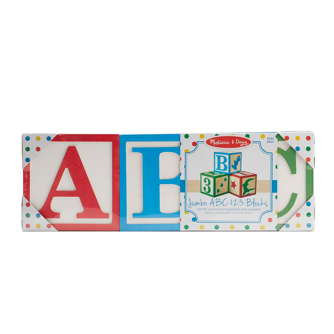 Buy Melissa & Doug Jumbo Abc-123 Blocks Classic | Yallatoys.com