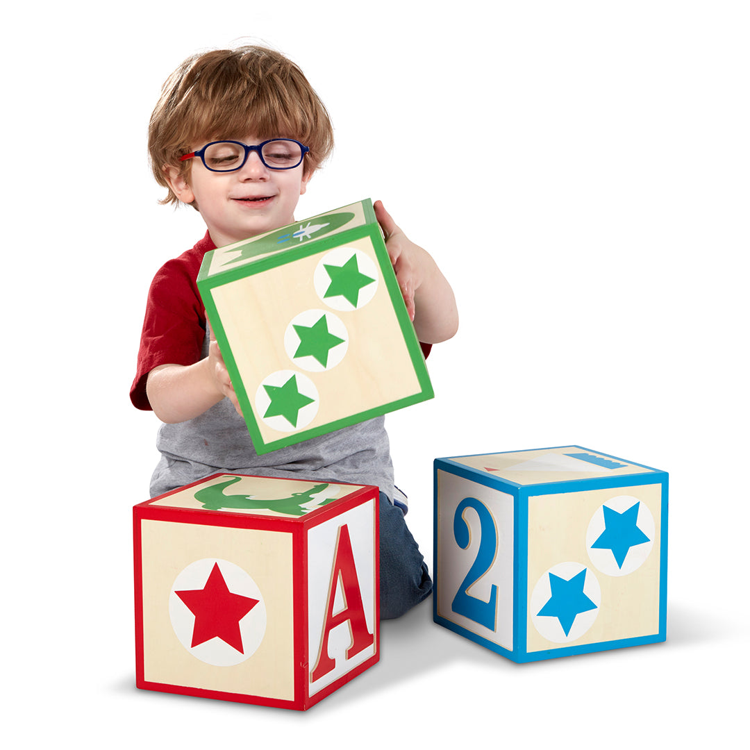 Buy Melissa & Doug Jumbo Abc-123 Blocks Classic | Yallatoys.com