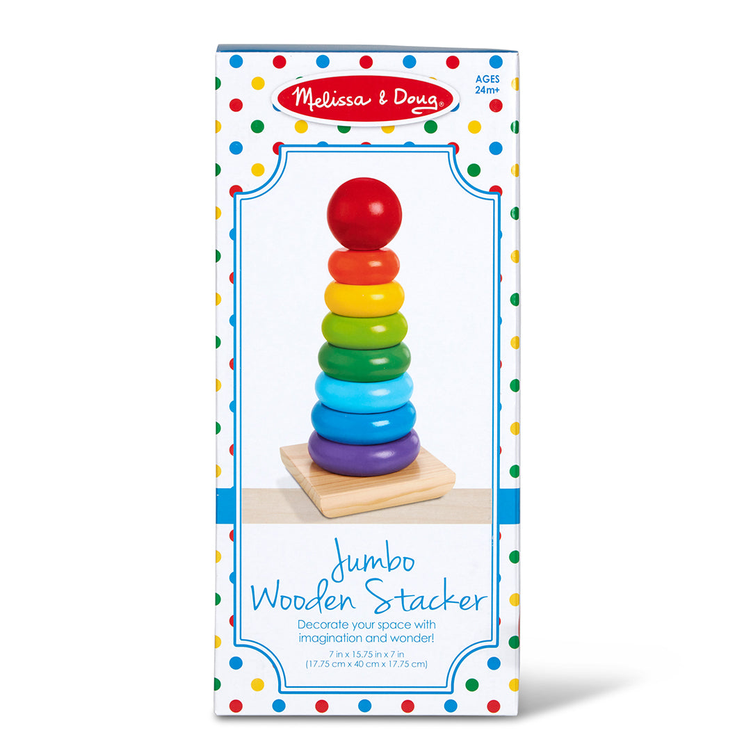 Buy Melissa & Doug Wooden Jumbo Stacker Classic | Yallatoys.com