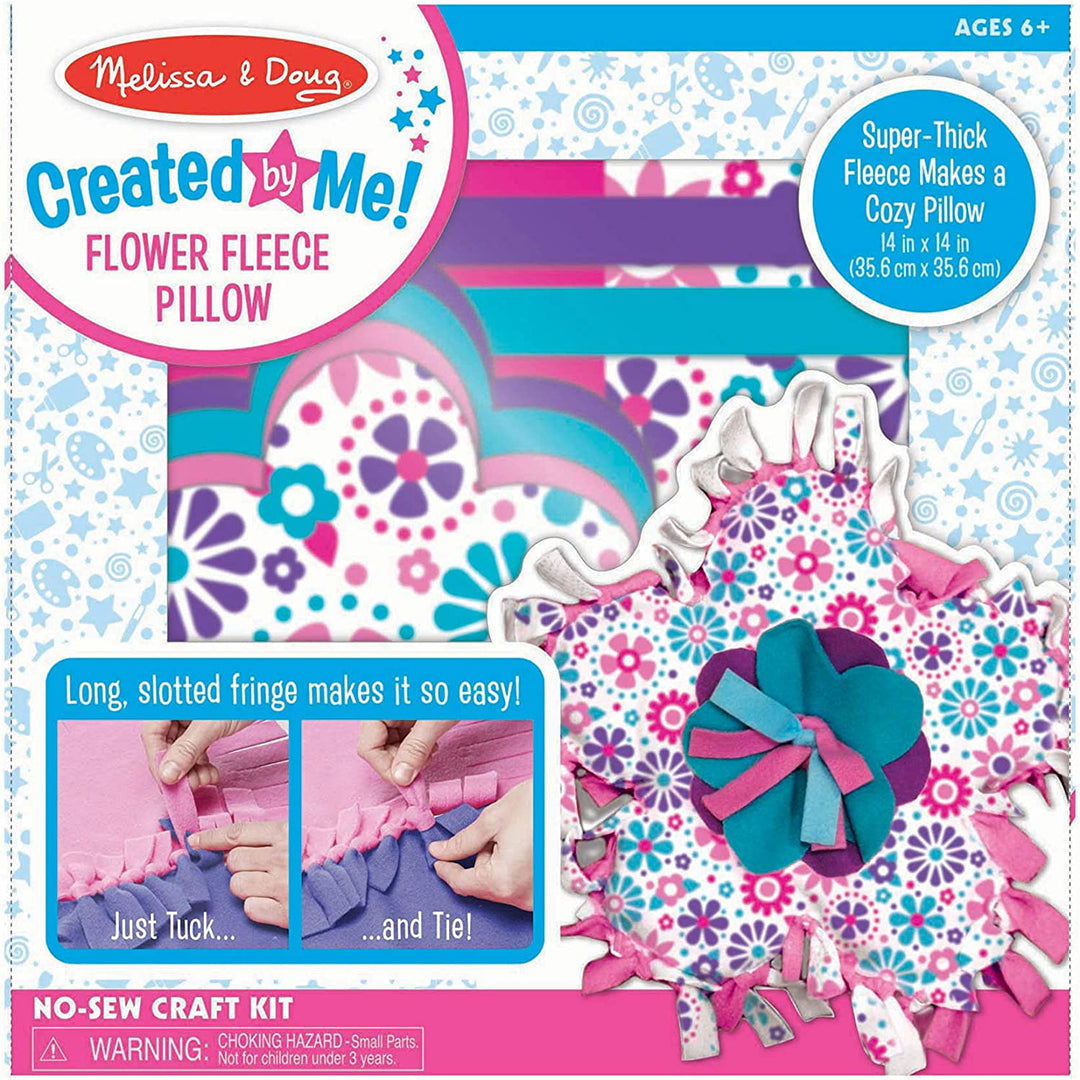 Buy Melissa & Doug Created by Me Flower Fleece Throw Pillow No-Sew Craft Kit | Yallatoys.com
