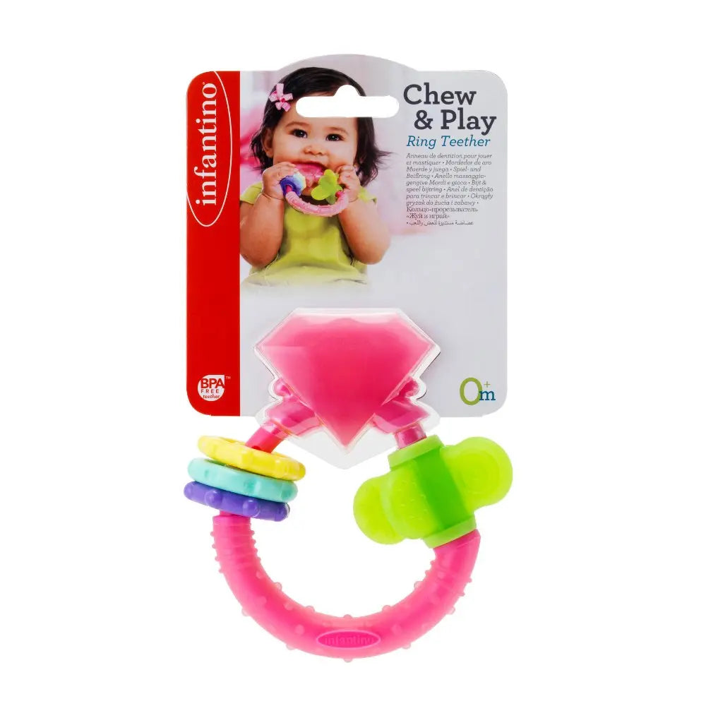 Infantino Chew & Play Ring Teether Infantino Yallatoys