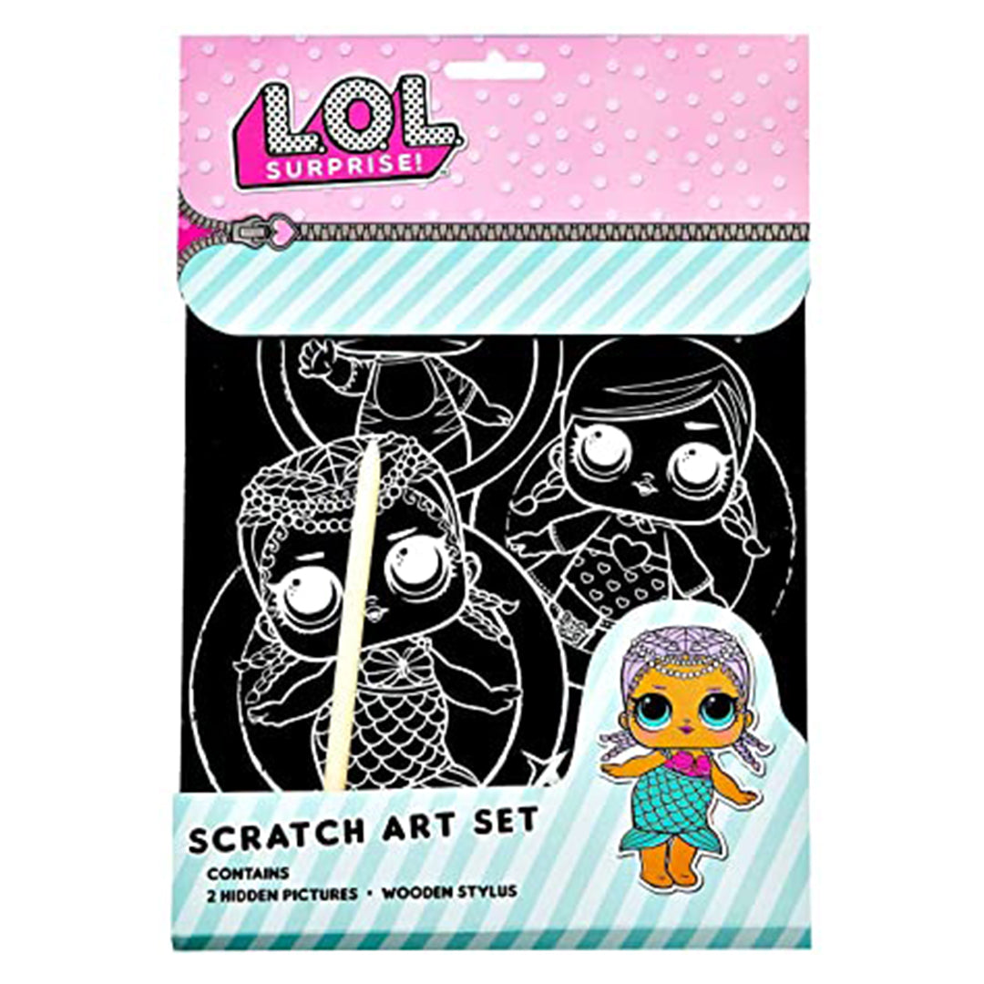Buy Alligator LOL Surprise Scratch Art Set 2 Hidden Pictures Creative Fun | Yallatoys.com