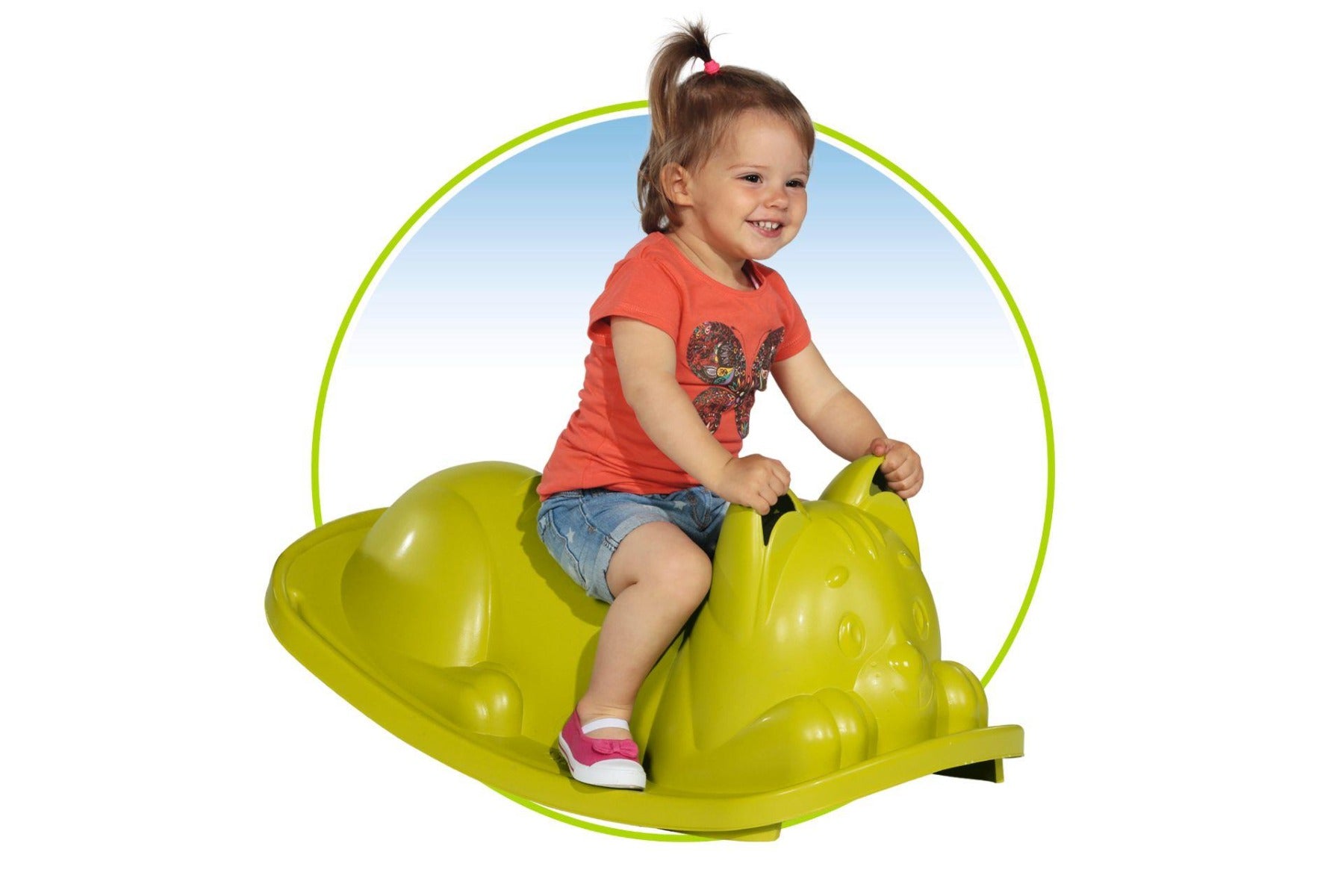 Buy SMOBY - CAT ROCKER, GREEN | Yallatoys.com