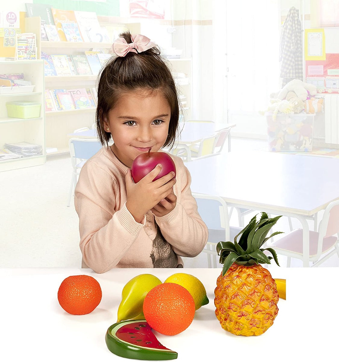 Buy Miniland Fruit basket 15 pieces | Yallatoys.com