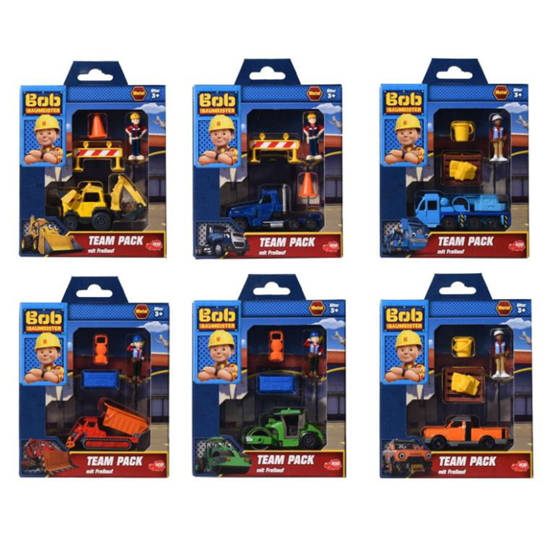 Buy Dickie Bob The Builder Team Pack (Sold Separately Subject to Availability) | Yallatoys.com