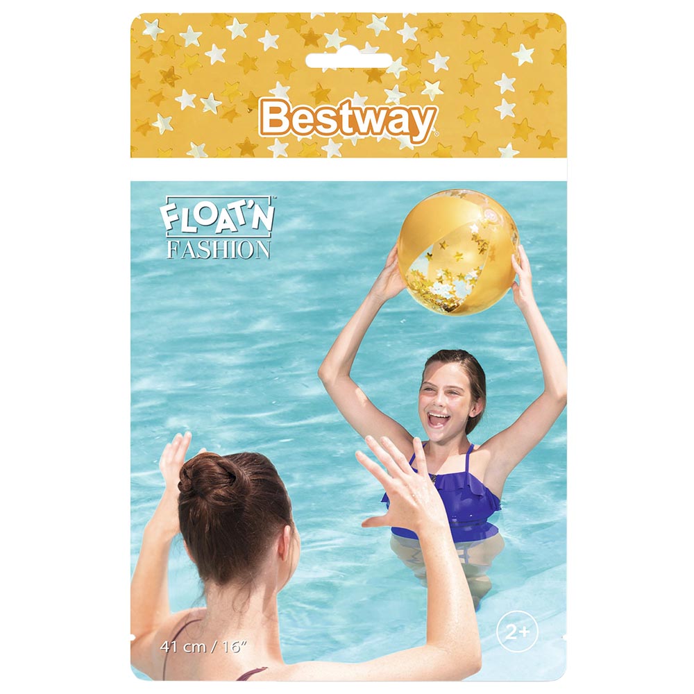 Buy Bestway 41Cm Glitter Fusion Beach Ball (Sold Separately Subject to availability) | Yallatoys.com