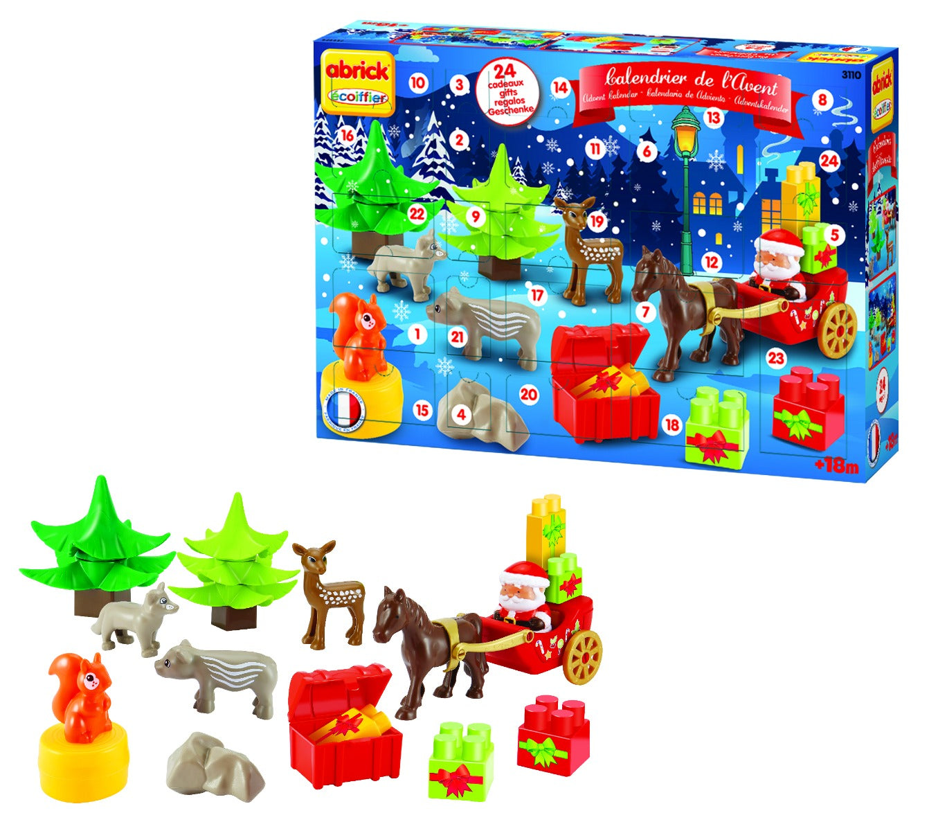Buy Ecoiffier Abrick Advent Calendar | Yallatoys.com