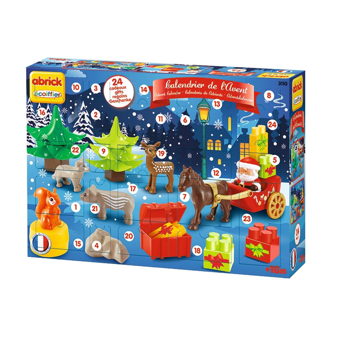 Buy Ecoiffier Abrick Advent Calendar | Yallatoys.com