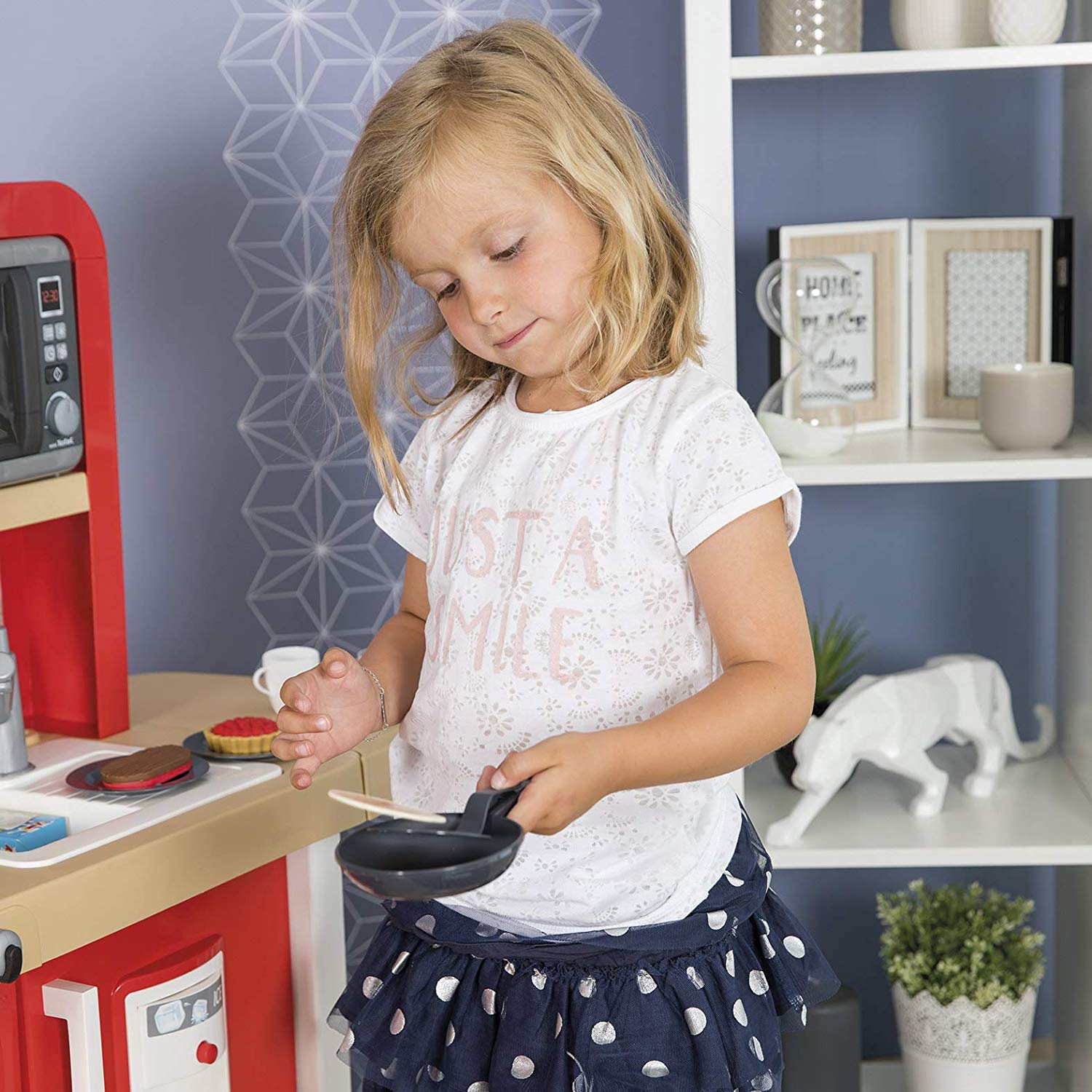 Buy Smoby Red Tefal Gourmet Large Play Kitchen | Yallatoys.com