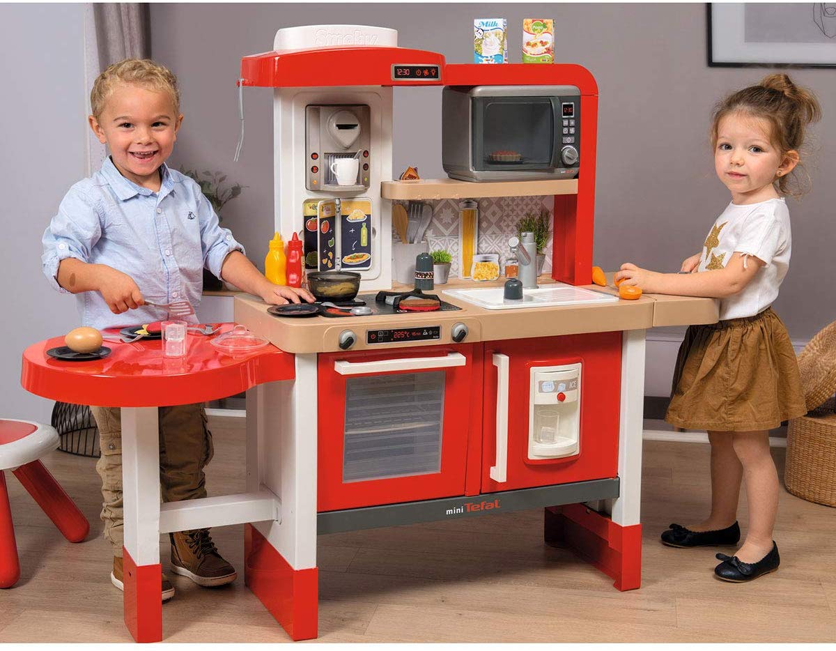 Buy Smoby Red Tefal Gourmet Large Play Kitchen | Yallatoys.com