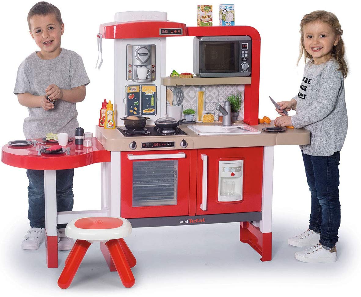 Buy Smoby Red Tefal Gourmet Large Play Kitchen | Yallatoys.com