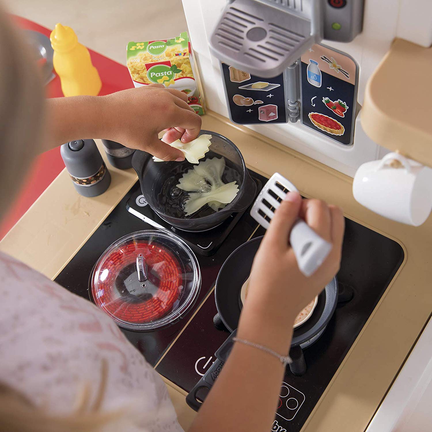 Buy Smoby Red Tefal Gourmet Large Play Kitchen | Yallatoys.com