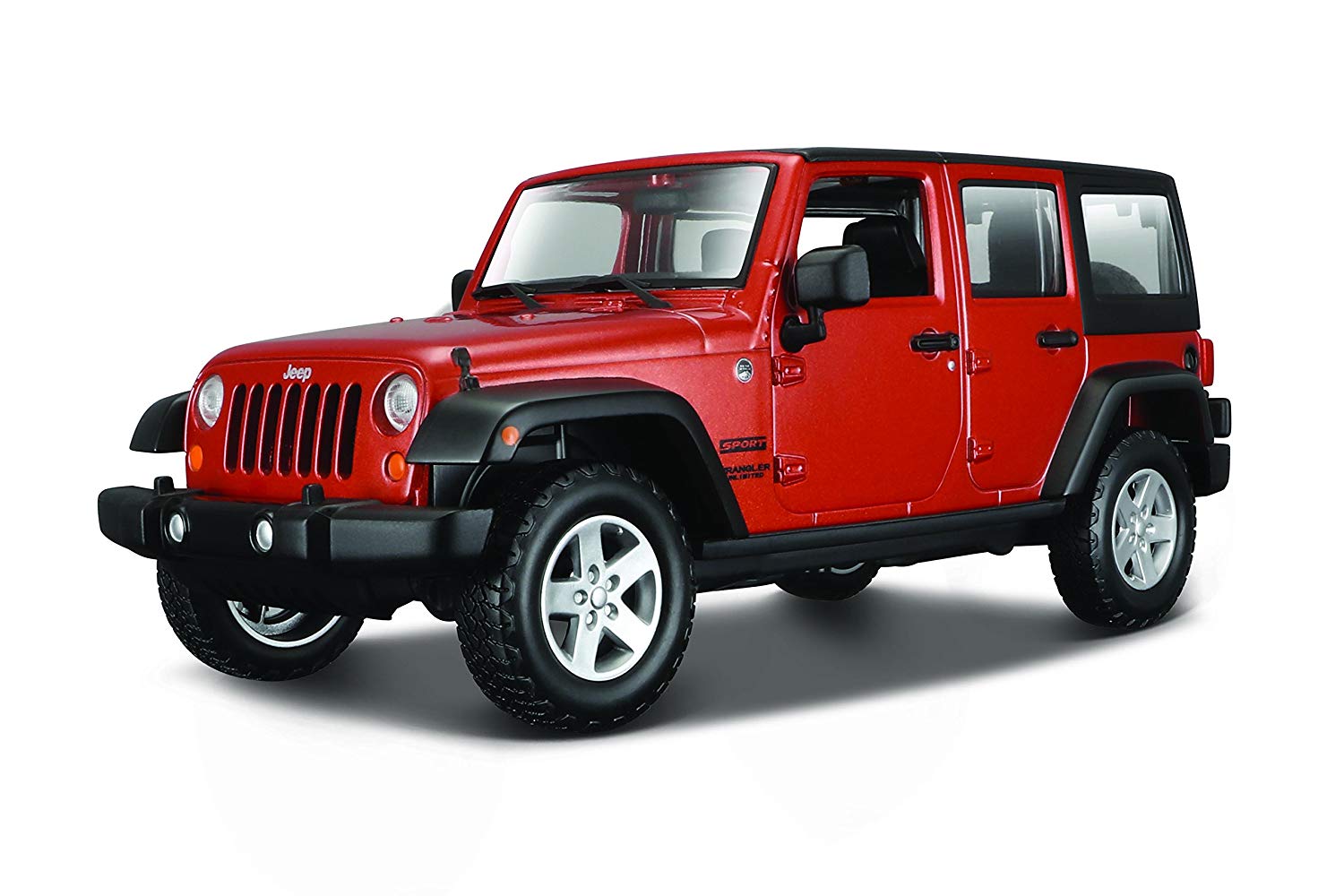 Buy Maisto Scale Model Compatible with Jeep Wrangler Unlimited 2015 Copper Metallic | Yallatoys.com