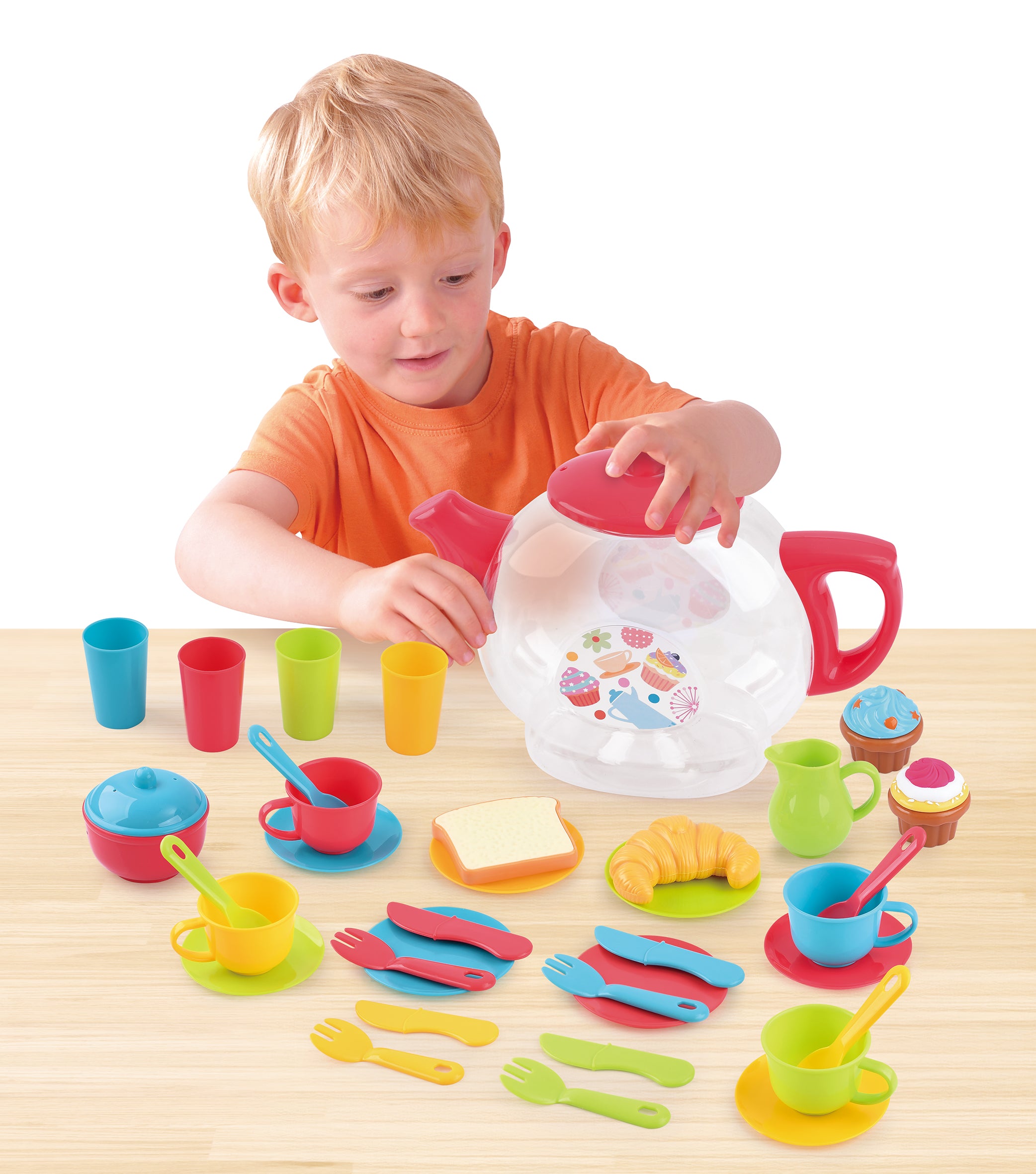 Playgo Tea Party In a Teapot 34 Pcs Playgo Yallatoys