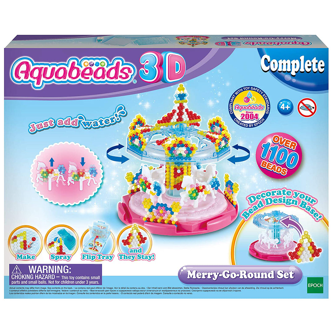 Buy Aquabeads 3D Merry-Go-Round Set Colourful | Yallatoys.com