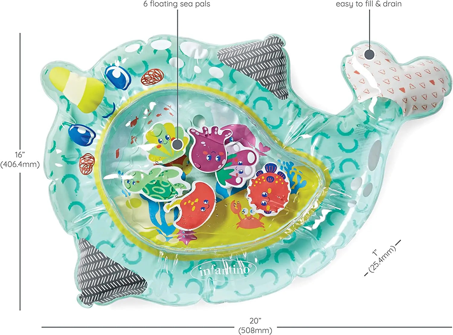 Infantino Pat & Play Water Mat
Extra Large Infantino Yallatoys