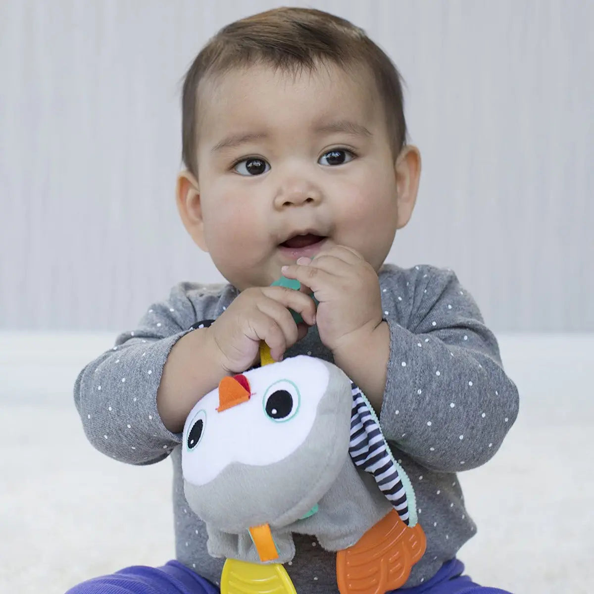 Infantino Cuddly Teether Penguin Infantino Yallatoys