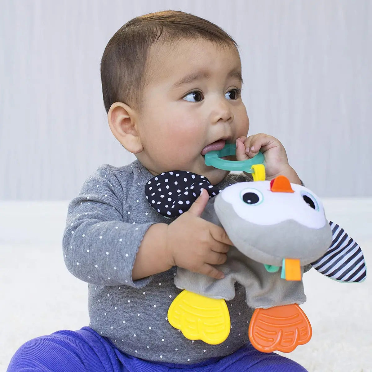 Infantino Cuddly Teether Penguin Infantino Yallatoys