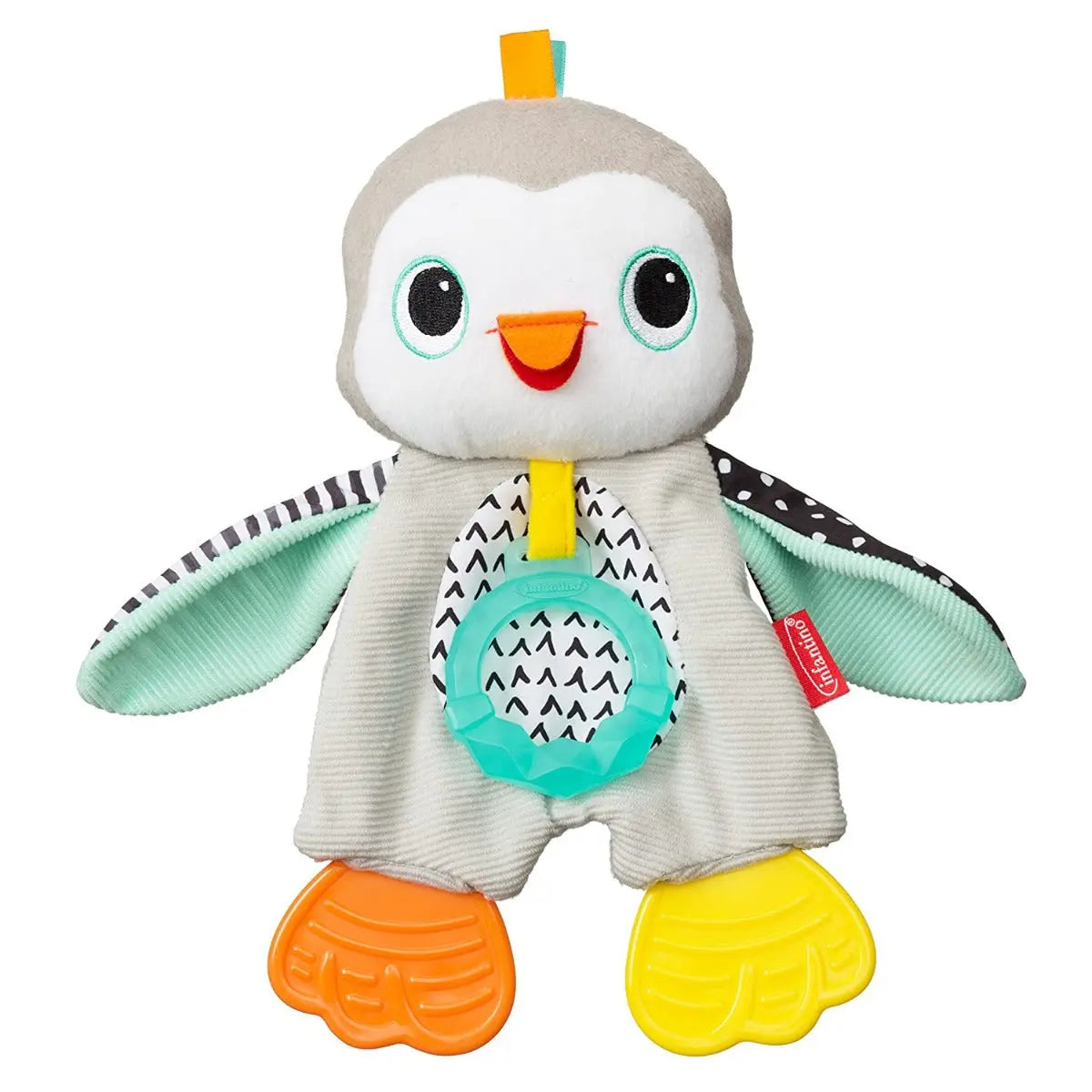 Infantino Cuddly Teether Penguin Infantino Yallatoys