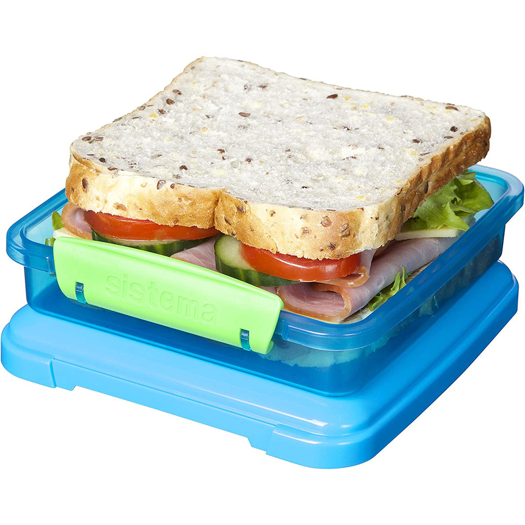 Buy Sistem 450ml Sandwich Box Colored (Sold Separately Subject to Availability) | Yallatoys.com