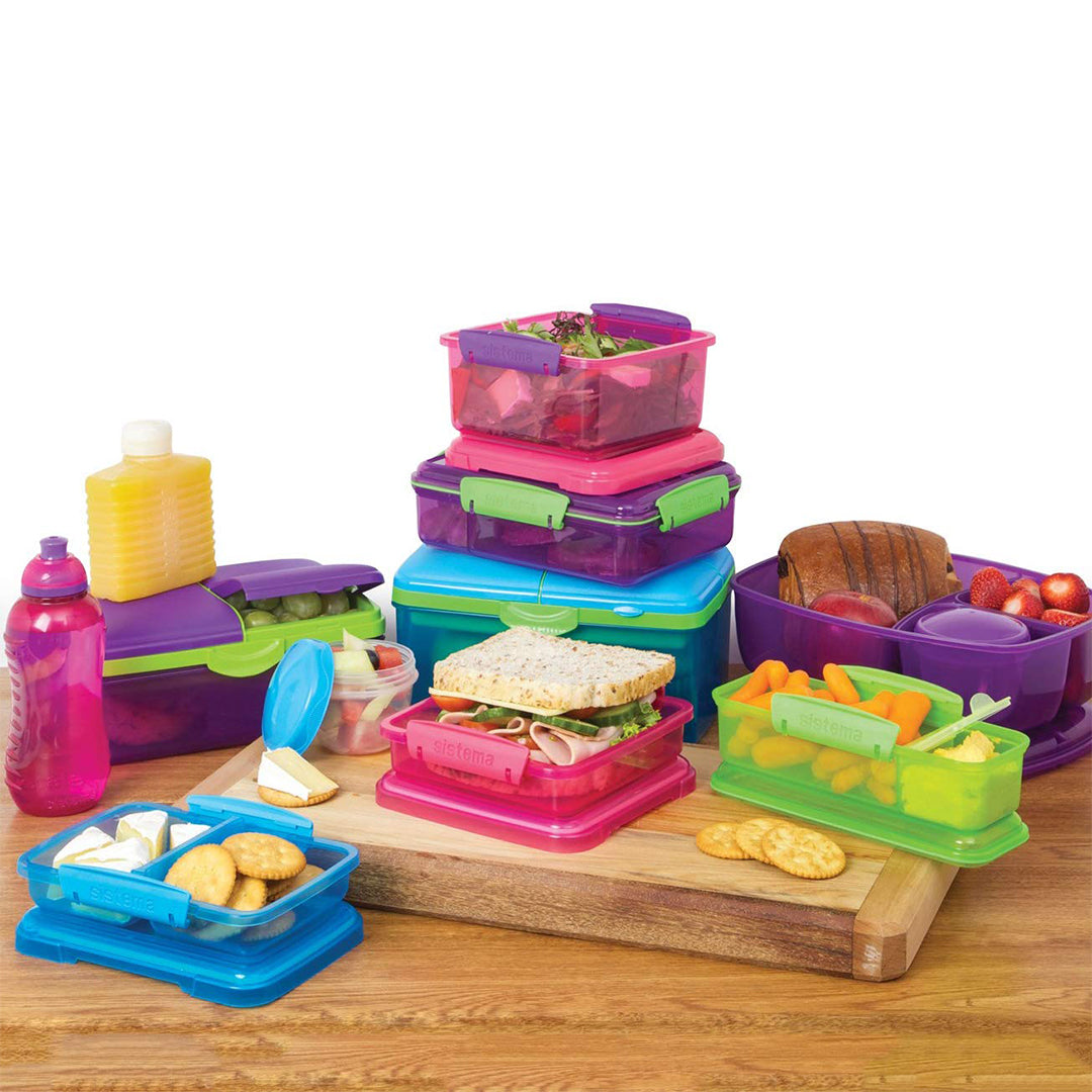 Buy Sistem 450ml Sandwich Box Colored (Sold Separately Subject to Availability) | Yallatoys.com