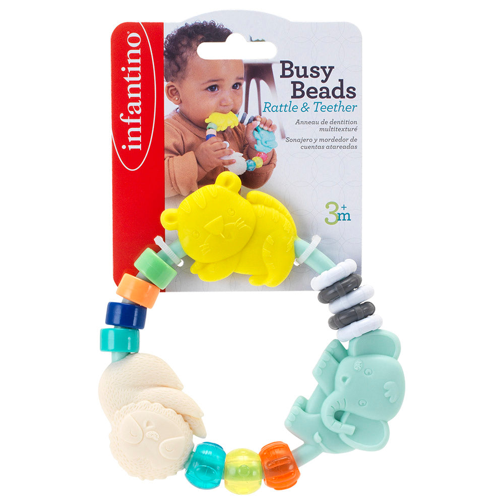 Infantino Busy Beads Rattle & Teether Infantino Yallatoys