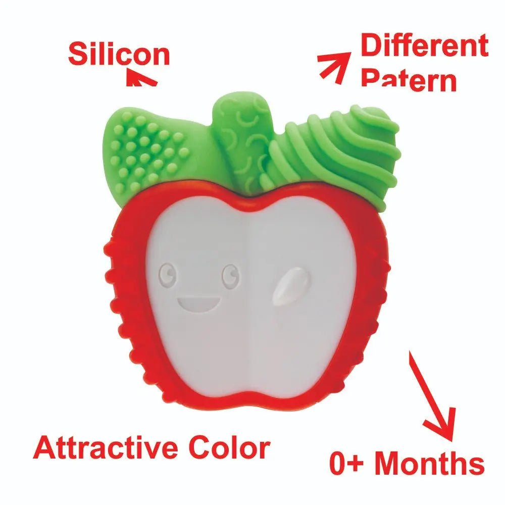 Infantino Lil' Nibbles Vibrating Teether  Apple Infantino Yallatoys
