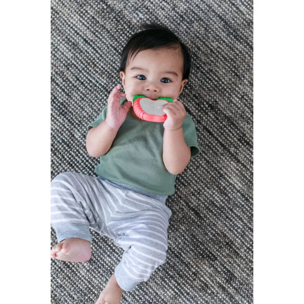 Infantino Lil' Nibbles Vibrating Teether  Apple Infantino Yallatoys